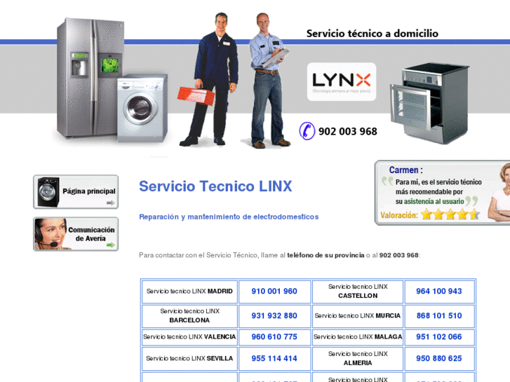 www.servicio-tecnicolynx.es