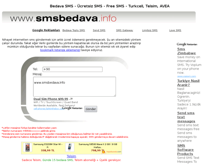 www.smsbedava.info