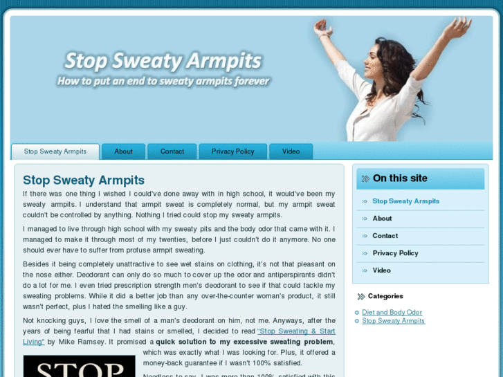 www.stopsweatyarmpits.org