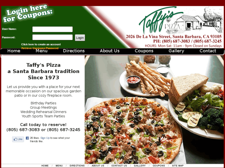 www.taffyspizza.com