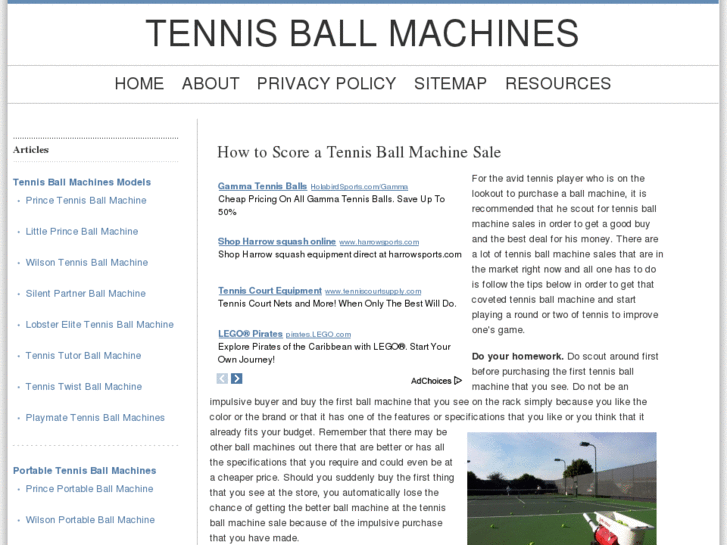 www.tennisballdevices.com