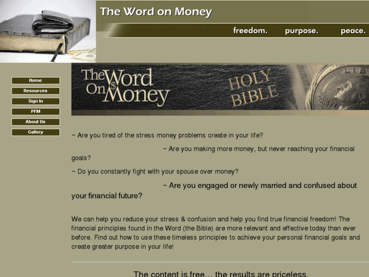 www.thewordonmoney.org