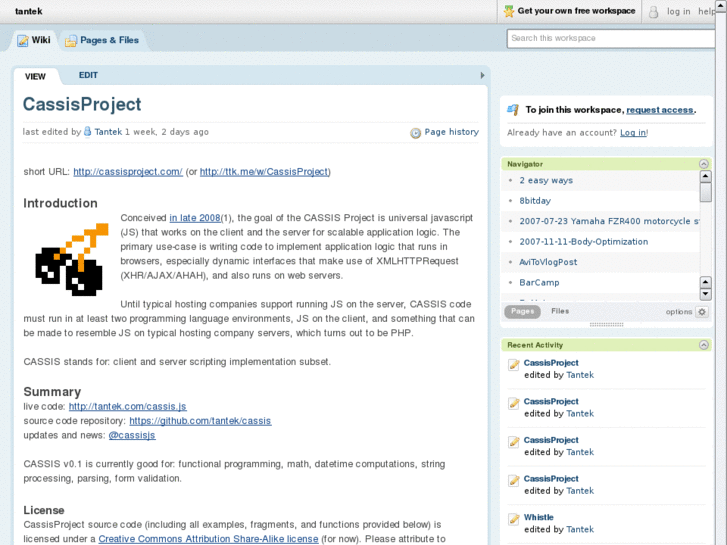 www.cassisproject.com