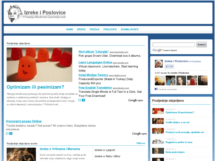 www.izrekeiposlovice.com