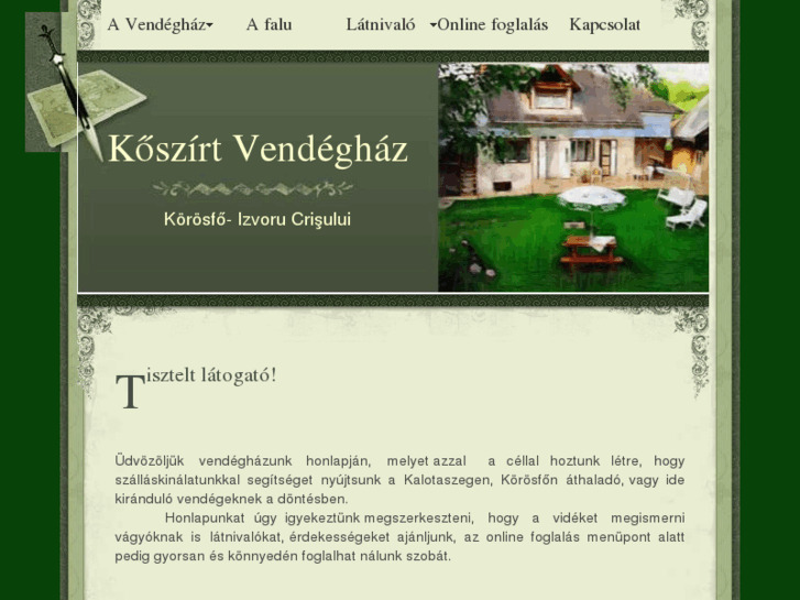 www.koszirtvendeghaz.info