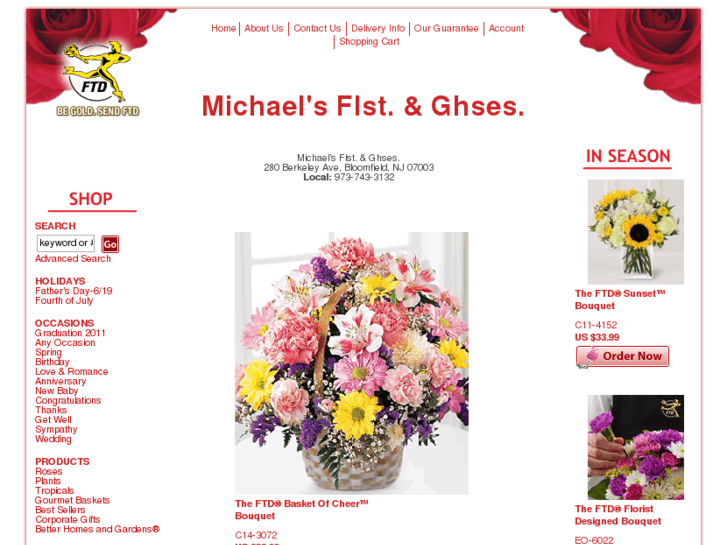 www.michaelsflorists.com