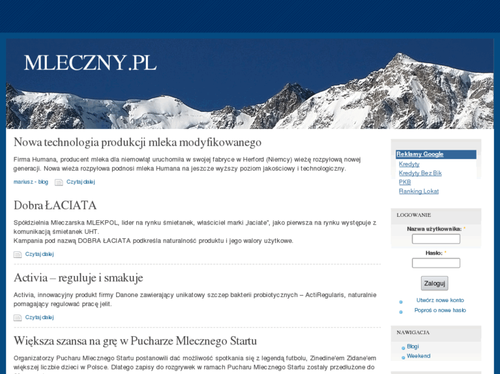 www.mleczny.pl