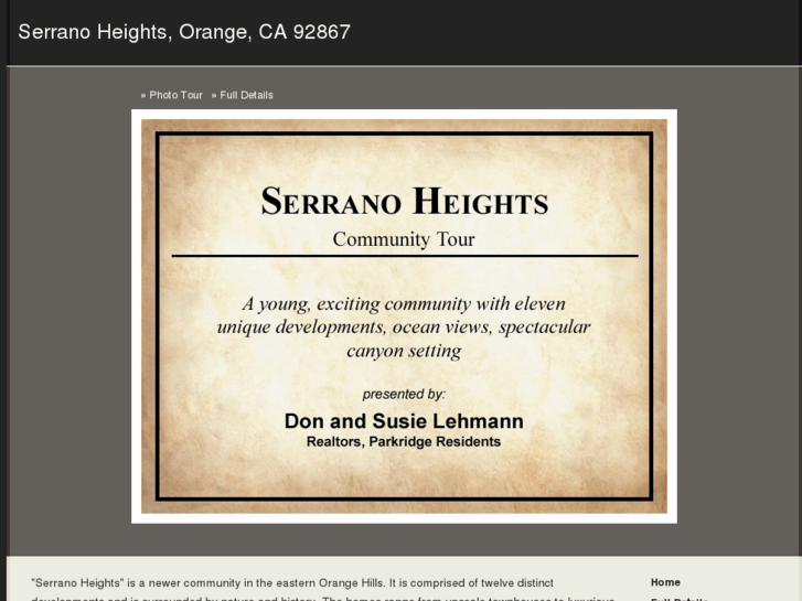 www.serranoheightstour.com