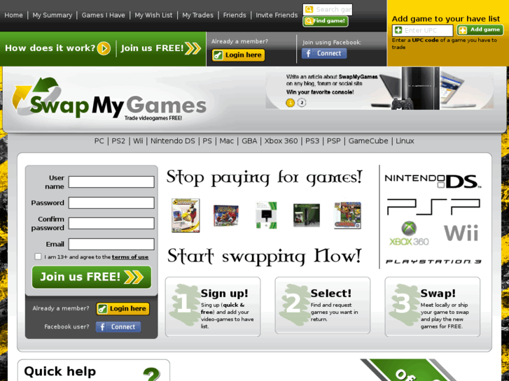 www.swapmygames.com