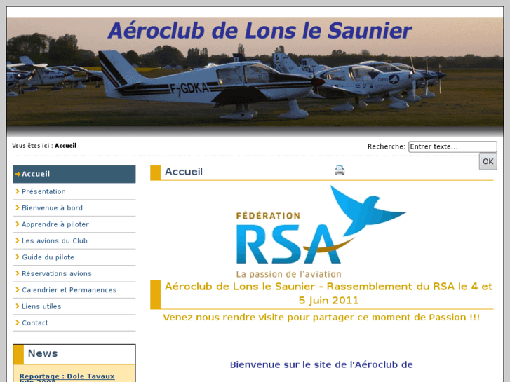 www.aeroclub-lonslesaunier.com