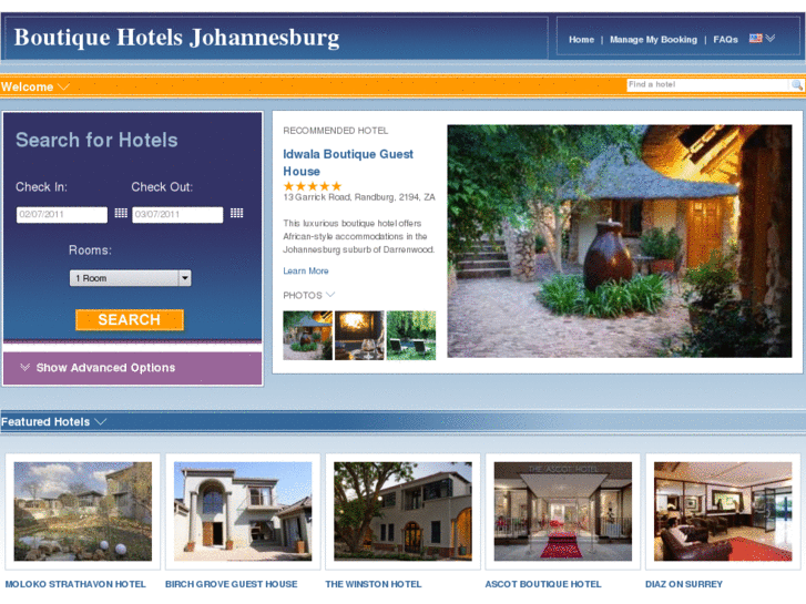 www.boutiquehotelsjohannesburg.com