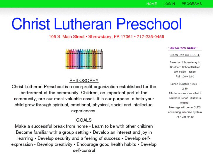 www.christlutheranpreschool.org