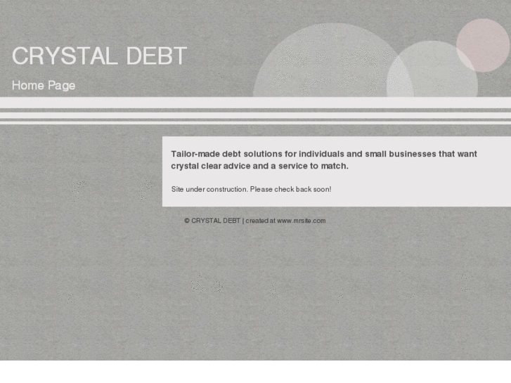 www.crystaldebt.net
