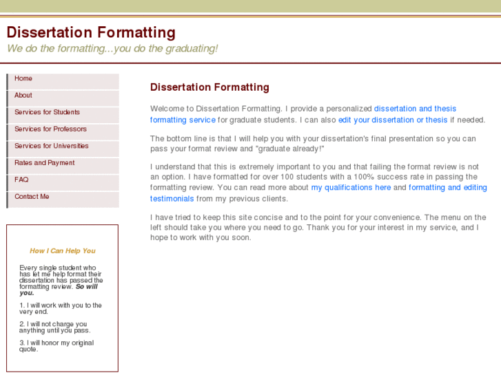 www.dissertationformatting.com