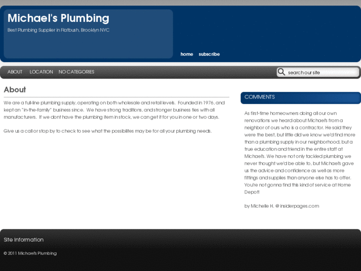 www.michaelplumbing.com