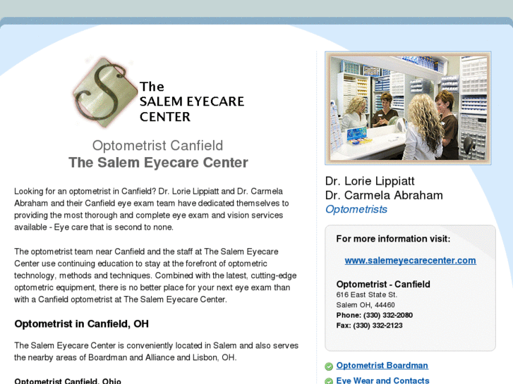 www.optometristcanfield.com