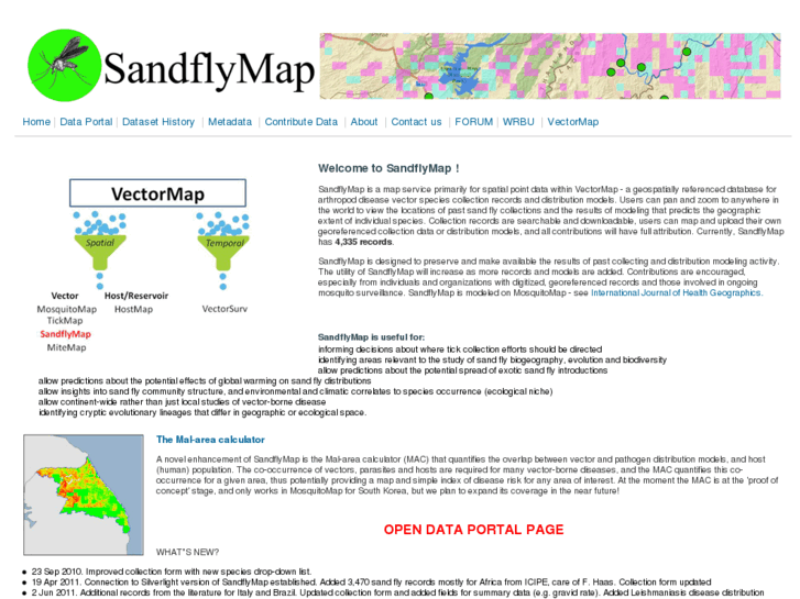 www.sandflymap.org