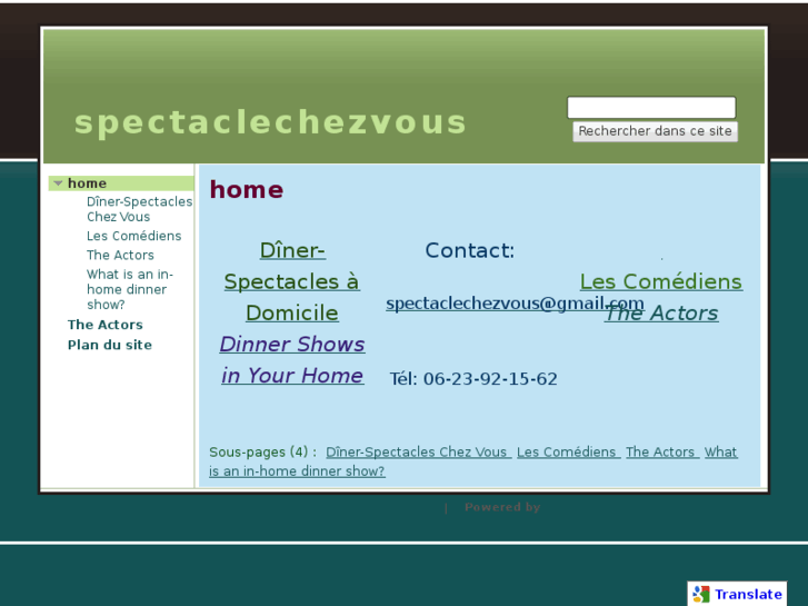 www.spectaclechezvous.com