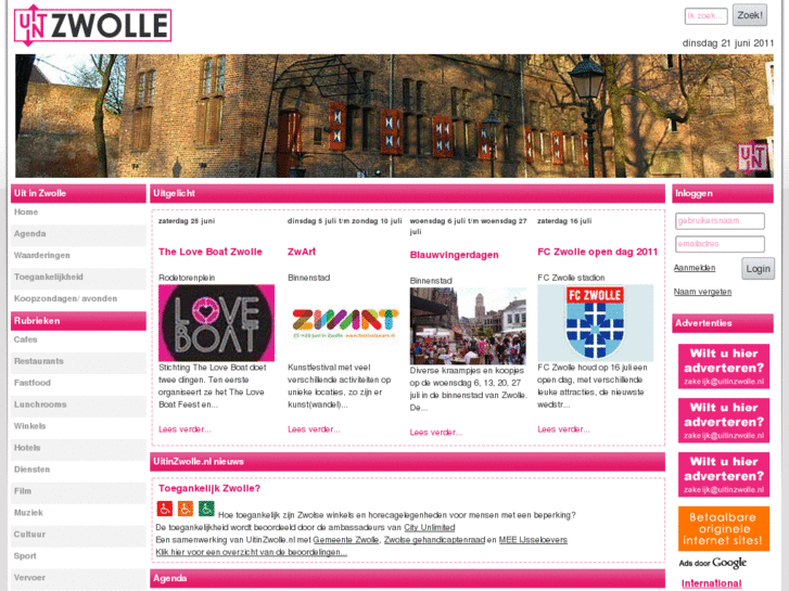 www.uitinzwolle.nl