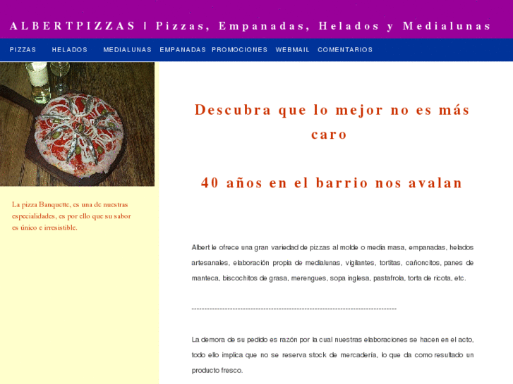 www.albertpizzas.com