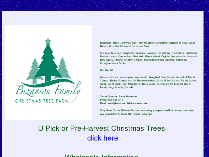 www.bezansonchristmastrees.com