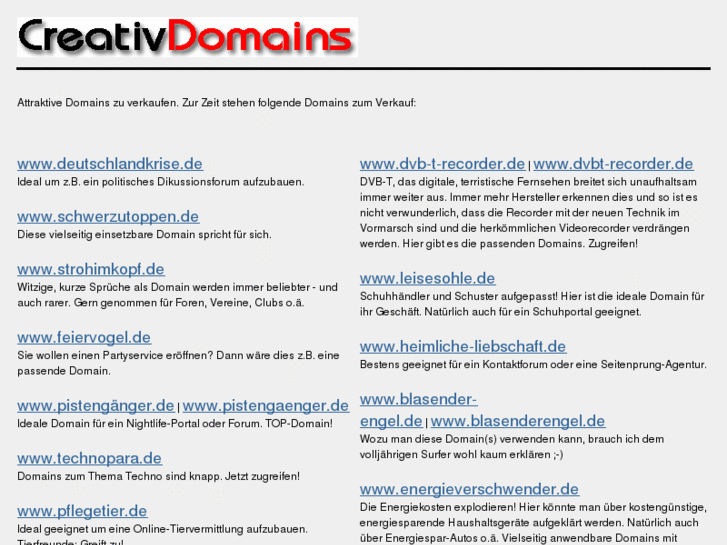 www.creativdomains.com