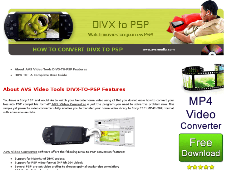 www.divx-to-psp.com