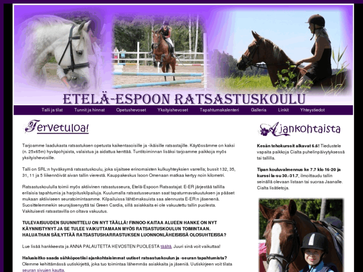 www.etela-espoonratsastuskoulu.net