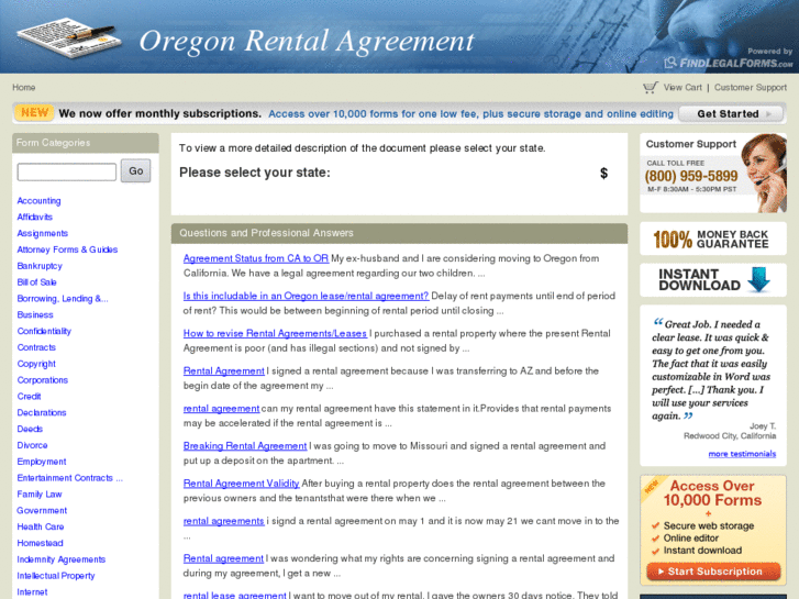 www.oregonrentalagreement.com