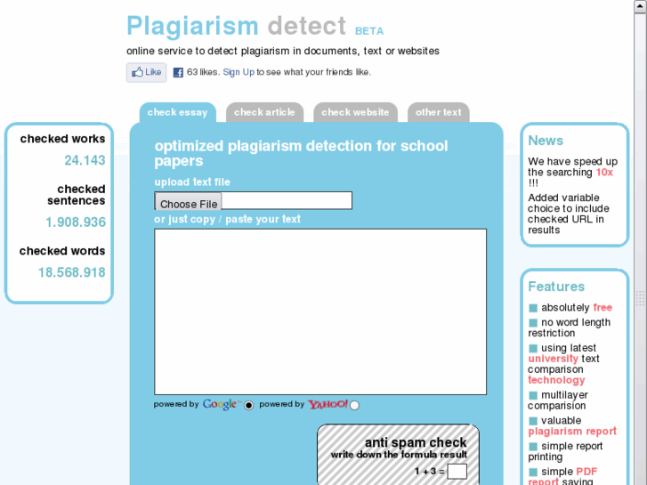 www.plagiarism-detect.com