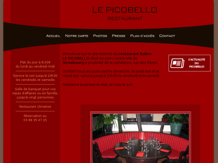 www.restaurant-lepicobello.com