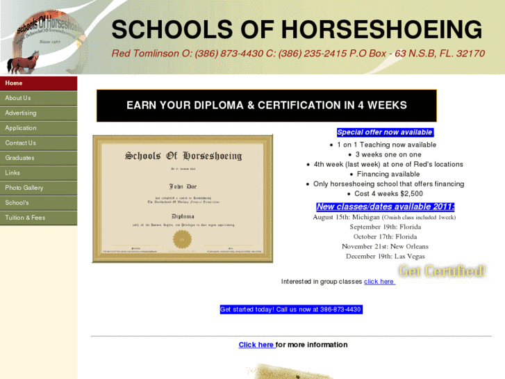 www.schoolsofhorseshoeing.com