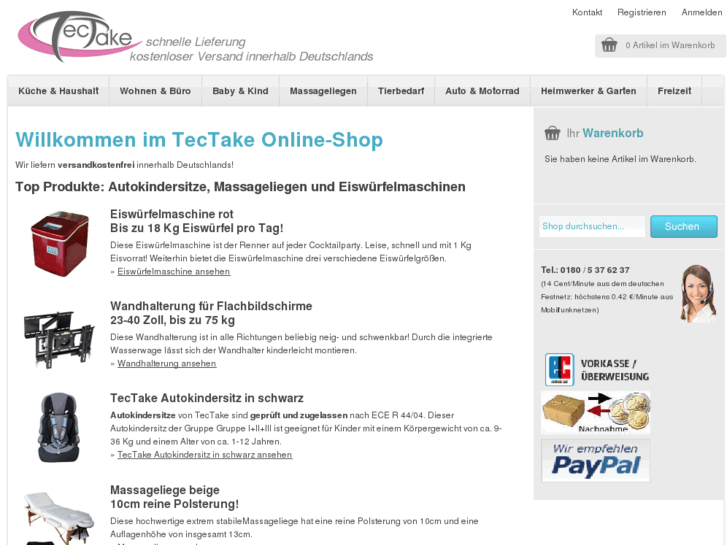 www.tectake.de