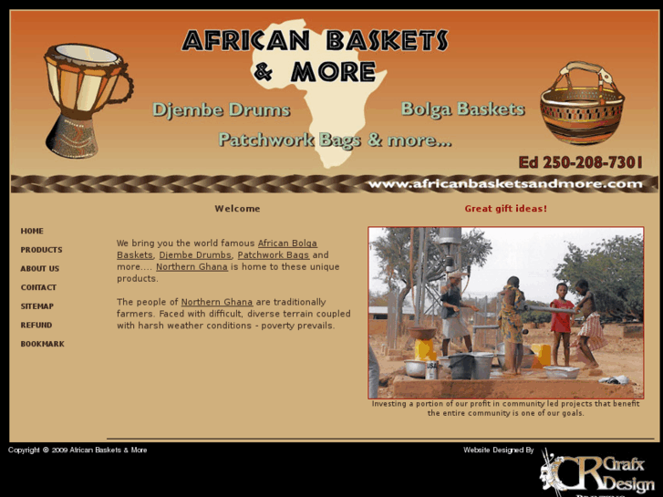 www.africanbasketsandmore.com