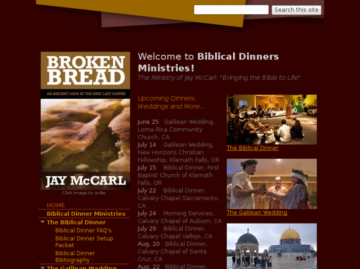 www.biblicaldinners.com