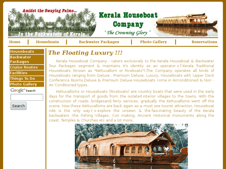 www.keralahouseboatcompany.com