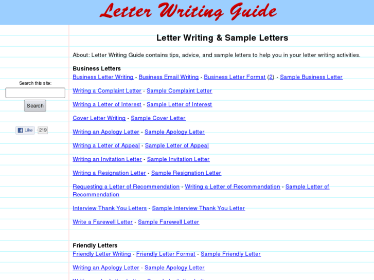 www.letterwritingguide.com
