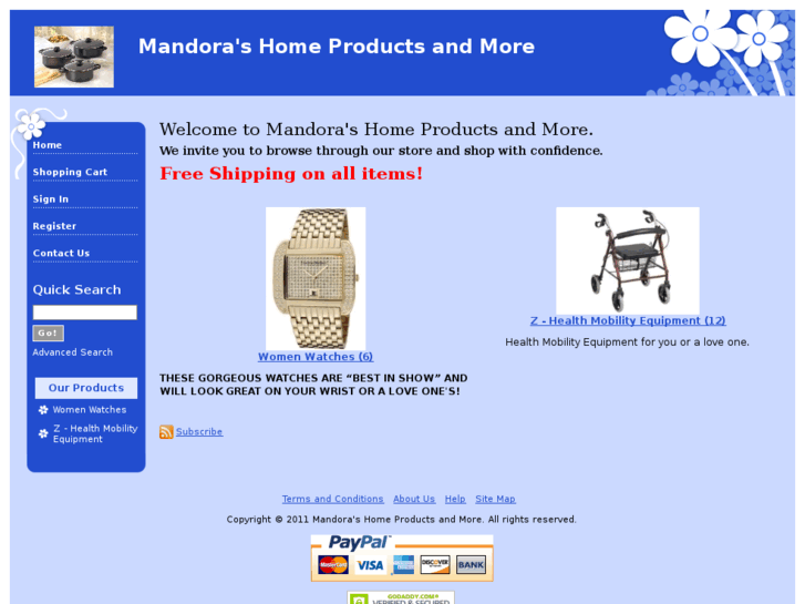 www.mandorashomeproducts.com