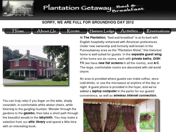 www.plantationgetaway.com