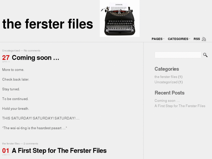 www.thefersterfiles.com