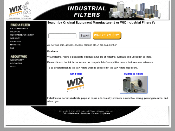 www.wixindustrialfilters.com