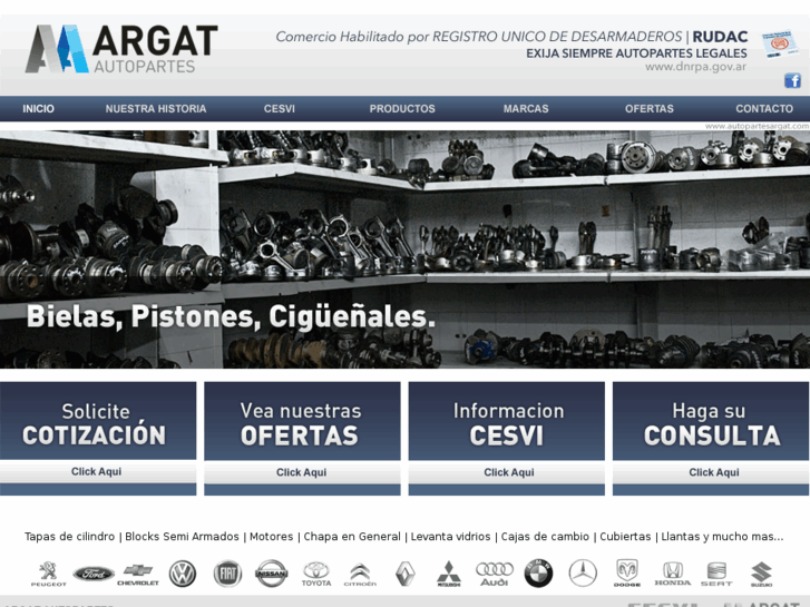 www.autopartesargat.com