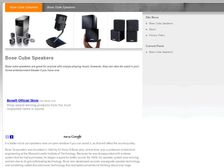 www.bose-cube-speakers.com