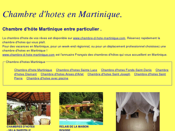 www.chambre-d-hote-martinique.com