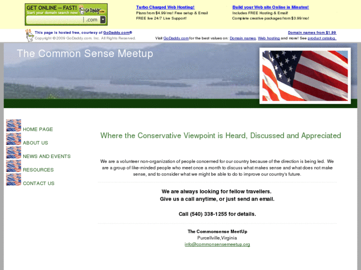 www.commonsensemeetup.org