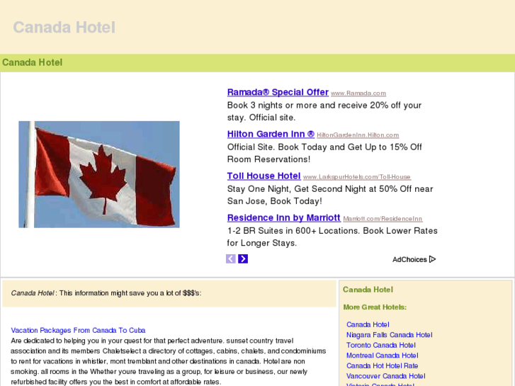 www.find-hotels-in-canada.com