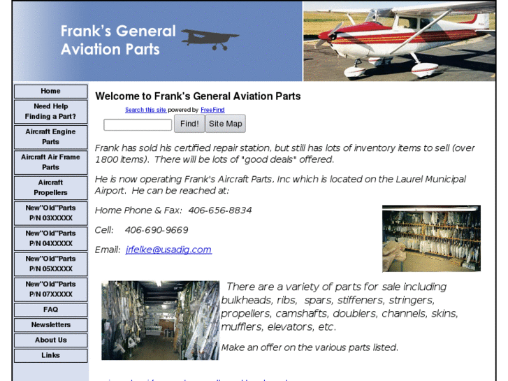 www.franksgeneralaviationparts.com