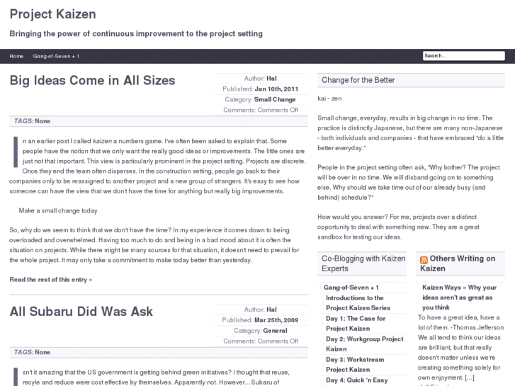 www.gembaprojectkaizen.org