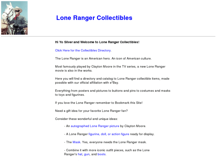 www.lonerangercollectibles.com