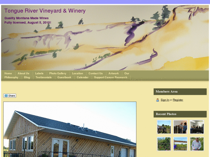 www.tongueriverwinery.com